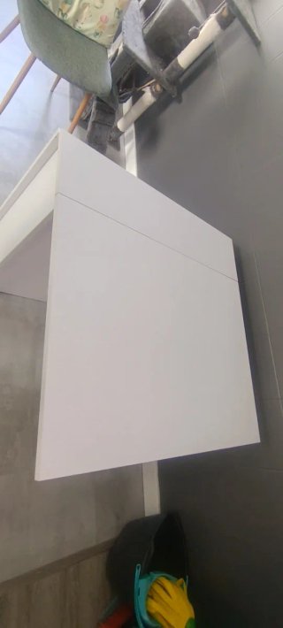 Mesa de Comedor Plegable Blanca