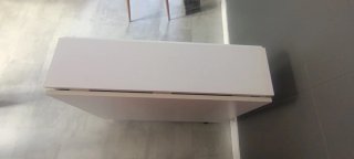 Mesa de Comedor Plegable Blanca