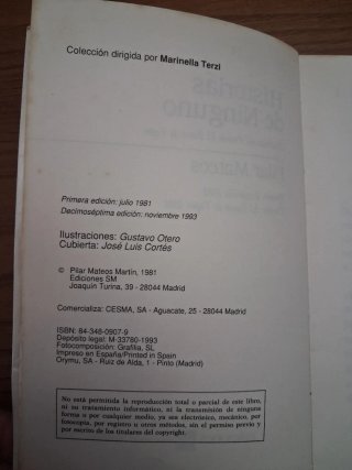Libro Historias de Ninguno