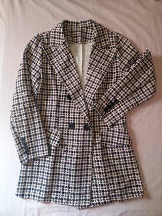 Chaqueta Houndstooth Talla S