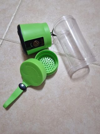 Batidora portátil verde