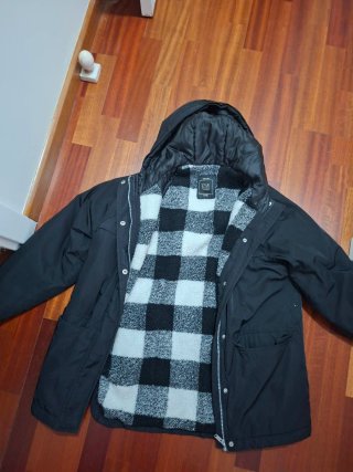 Parka de niña Way negra