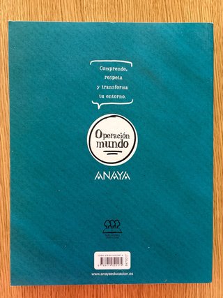 Lengua y literatura, 2 Bachillerato, Operación ...