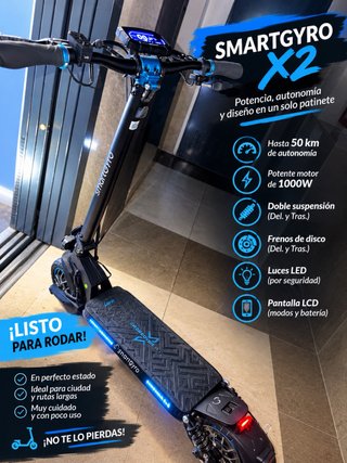 Smartgyro X2 Patinete Eléctrico 1000W