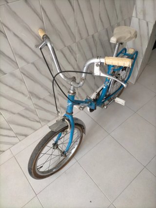 Bicicleta Vintage Infantil Azul