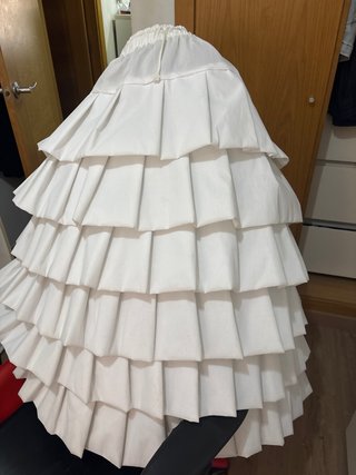 Cancán de Fallera Blanco de 90