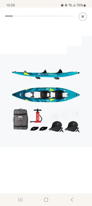 Kayak Hinchable Aqua Marina Steam 2 Plazas