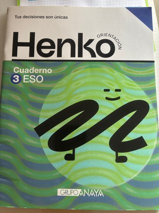 Henko Orientación, 3 ESO. Cuaderno