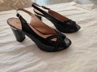 Zapatos de Salón Pitillos Negros
