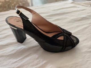Zapatos de Salón Pitillos Negros
