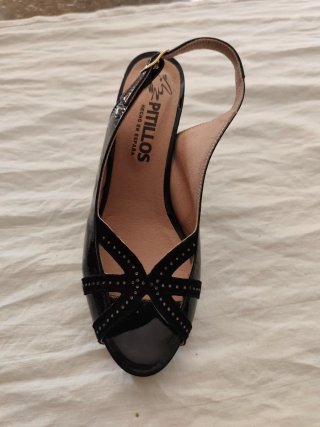 Zapatos de Salón Pitillos Negros