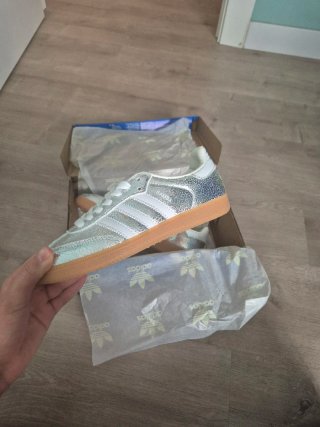 Adidas Samba Plateadas Talla 38