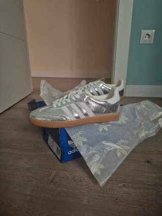 Adidas Samba Plateadas Talla 38