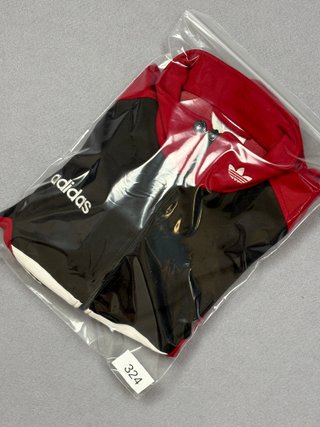 Adidas chaqueta chándal rojo negro L vintage 90s