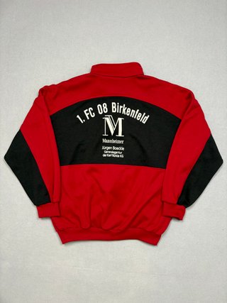 Adidas chaqueta chándal rojo negro L vintage 90s