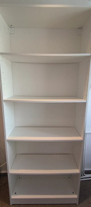 Librería Estantería Blanca con 4 Baldas