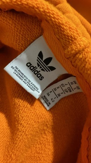 Sudadera adidas Naranja con Capucha