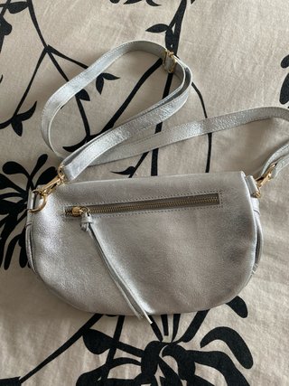 Bolso Balenciaga Plateado de Piel