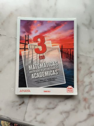 Matemáticas aplicadas a las enseñanzas académic...
