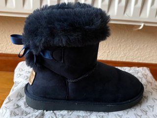 Botas de pelo azul marino B&W (Conguitos) N35