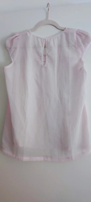 Camiseta gasa rosa palo