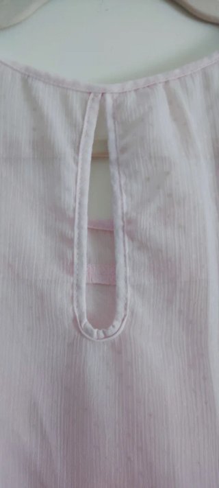 Camiseta gasa rosa palo
