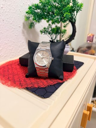 Reloj Hombre Plata y Blanco