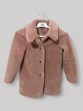 Chaquetón rosa suave talla 8/9 años