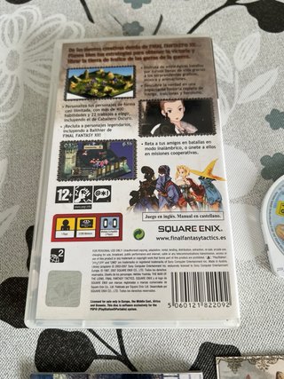 Final Fantasy Tactics PSP UMD + Manuales