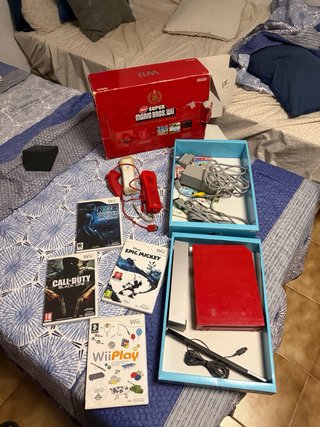 Consola Nintendo Wii Roja Edición Especial