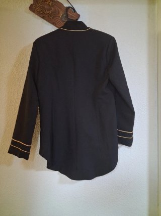 Casaca Negra Estilo Militar