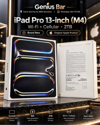 iPad Pro 13 M4 2TB Wi-Fi + Cellular Nuevo