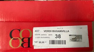 Zapatos Nuria Cobos Piel Talla 38 Fucsia