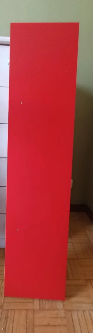 Estante Flotante IKEA LACK Rojo Con Soporte Oculto