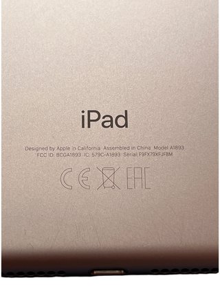 iPad 6ª generación 2018 – para piezas o reparación