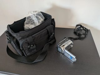 Videocámara JVC con Funda + mochila