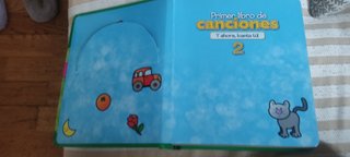 Libro infantil, Primer libro de canciones, con cd