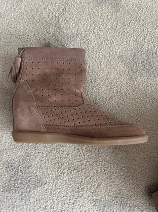 Botines de Serraje Marrón claro