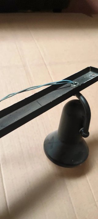 Lámpara de Techo con 3 Focos Negra