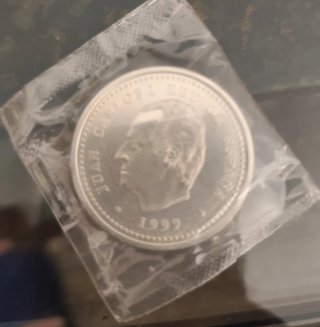 5 Monete da 2.000 Peseta in Argento