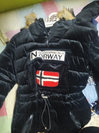 Chaquetón negro Geographical Norway