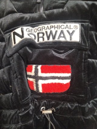 Chaquetón negro Geographical Norway