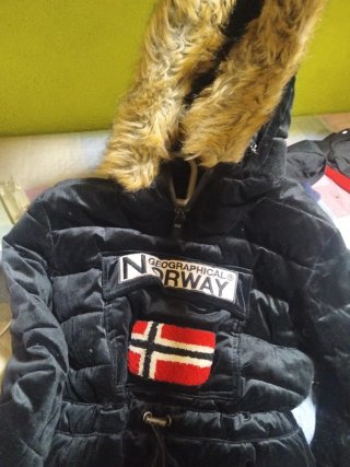 Chaquetón negro Geographical Norway