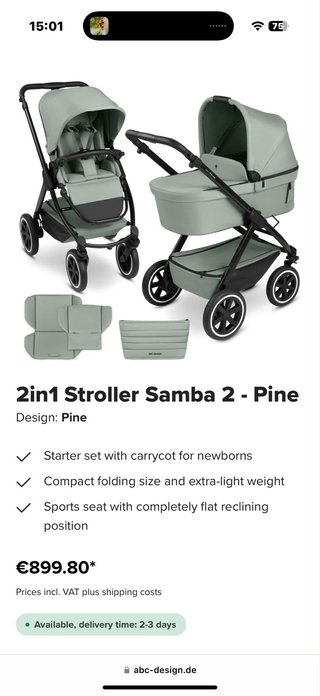 Silla completa bebe