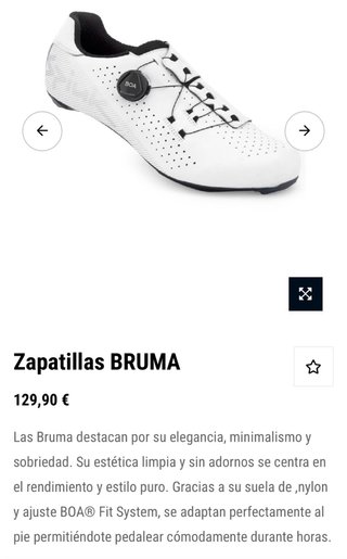 Zapatillas Spiuk Bruma talla 43 sin estrenar