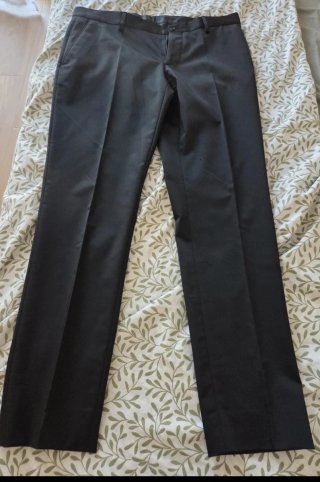Traje Zara Negro Hombre