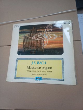 Vinilo J.S. Bach - Música de órgano