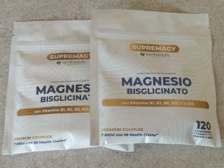 Doppio pacco Magnesio Bisglicinato Alta qualità