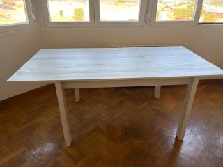 Mesa Extensible Blanca