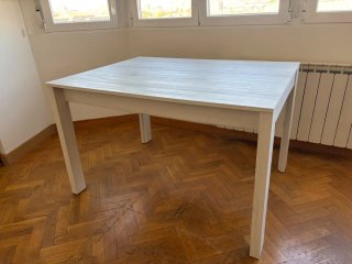Mesa Extensible Blanca